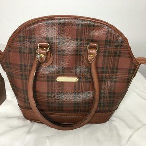 Polo Ralph Lauren Bag Brown Plaid Purse